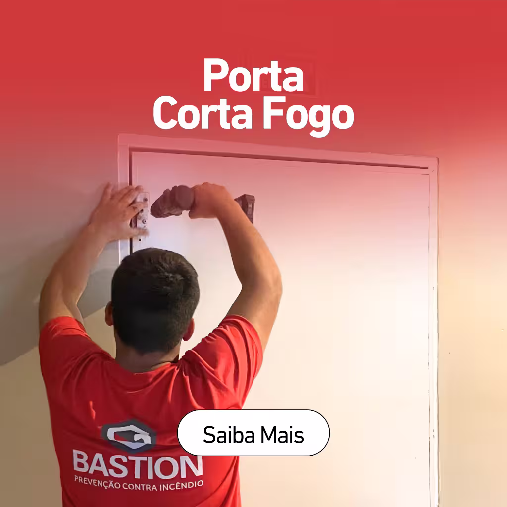 porta corta-fogo instalada em Porto Alegre